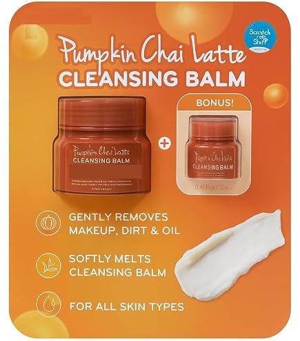 Amazon.com: pūrlisse Pumpkin Chai Latte Cleansing Balm - Hydrating